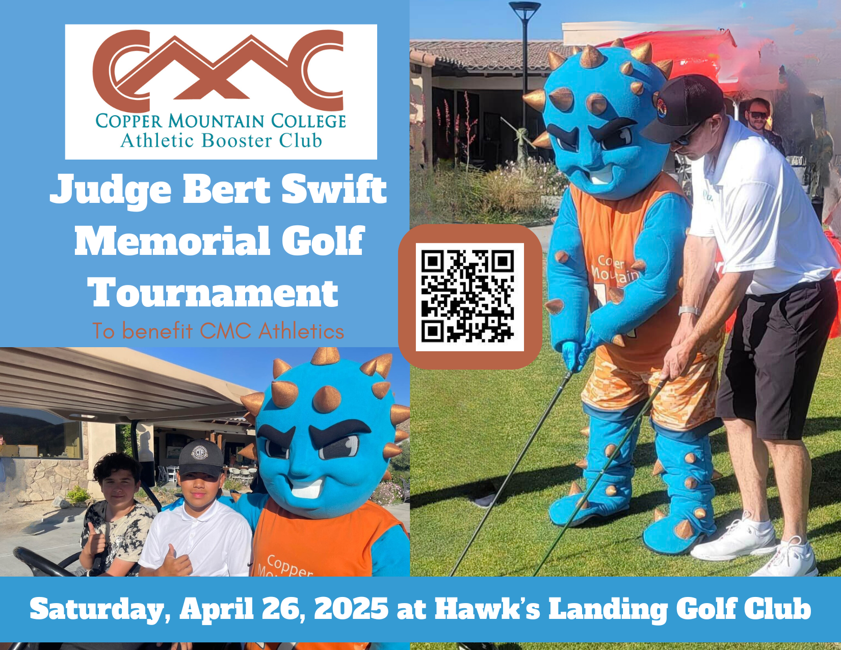 Annual golf tournament on April 26, 2025